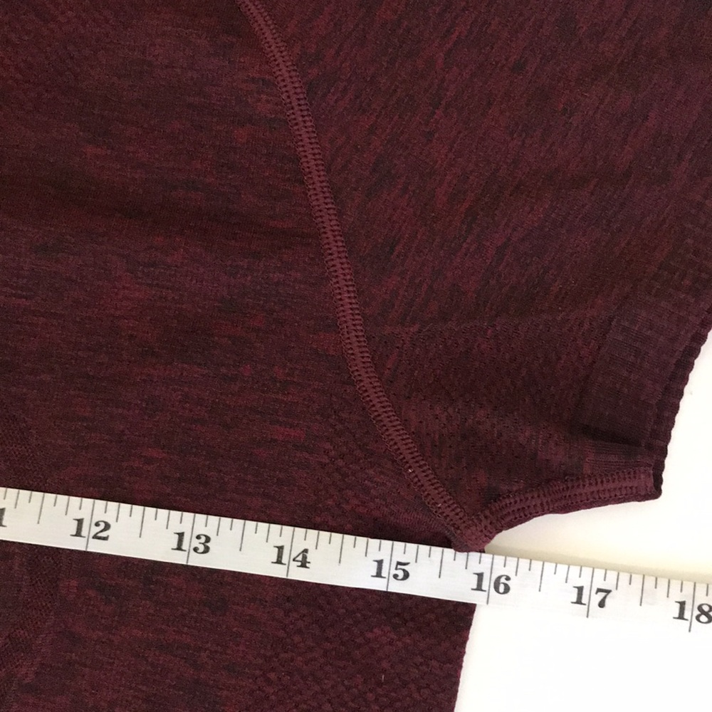 Lululemon Burgundy Swiftly Short Sleeve Top - Picture 10 of 13